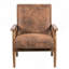 Fauteuil de style moderne Mid-Century de 25,38 po de largeur, brun clair-1789689139