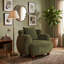 Fauteuil d'appoint en chenille Serenelle Comfy Cloud