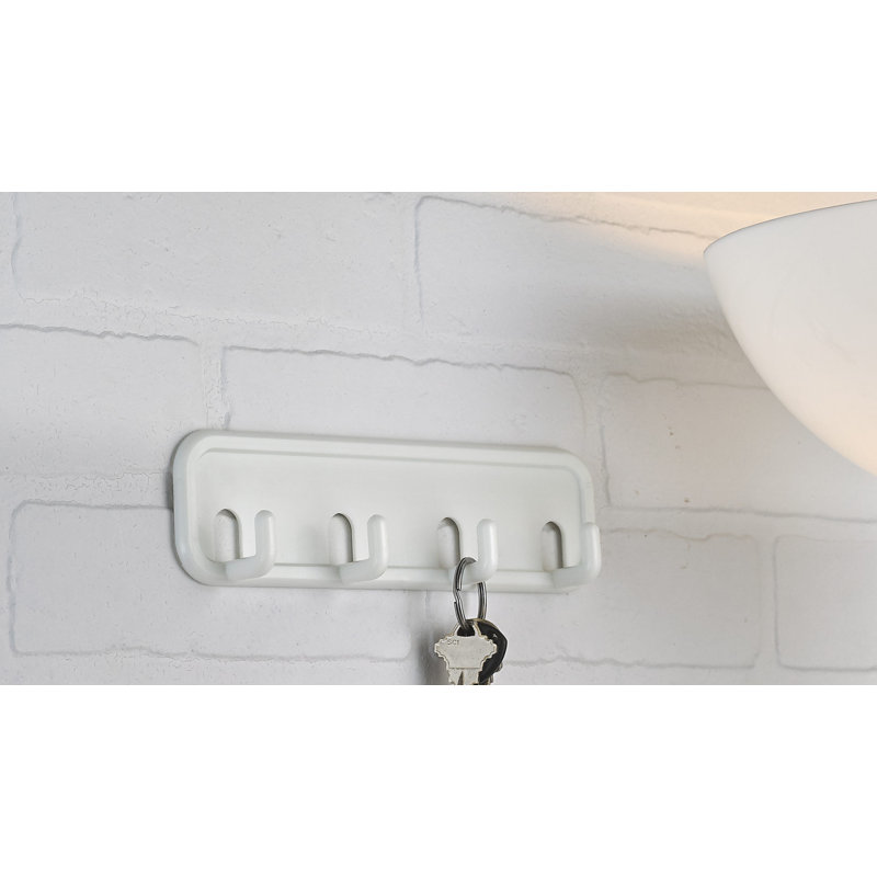 Utility Adhesive Wall Mounted Coat Rack