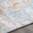 Edick Abstract Blue/Orange/Gray Area Rug-1415752597