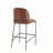 Metal Upholstered Barstool