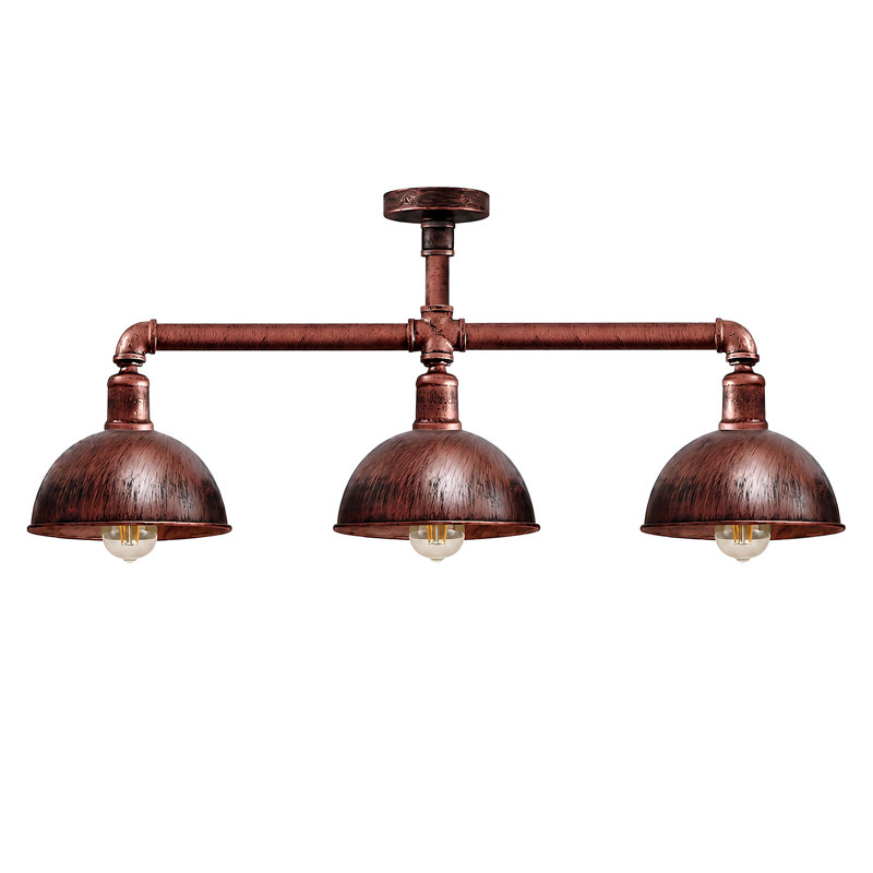 Cassano 3 - Light Pendant, Rustic Red