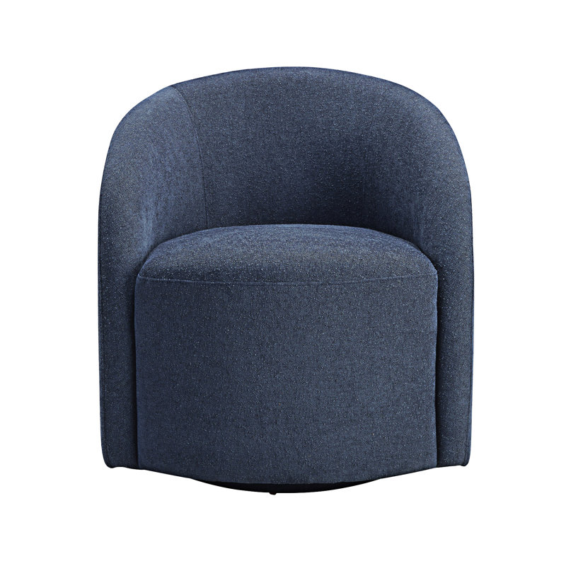 Fauteuil d'appoint pivotant, Bleu
