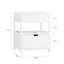 45cm W Manufactured Wood Bedside Table-1631158051