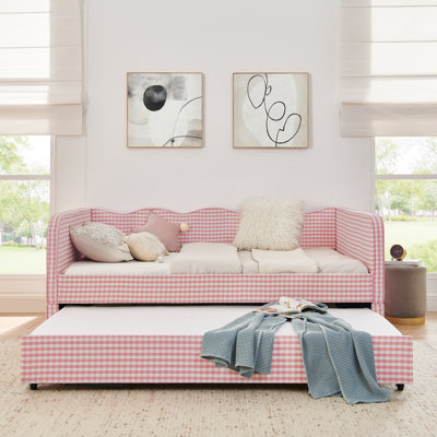 Unique Contemporary Design Upholstered Bed