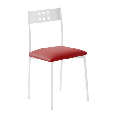 Adri 46cm H Upholstered Metal Side Chair