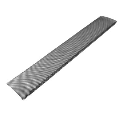 Gutter Guard, 6 in Powder-Coated Steel Gutter Screen, Heavy-Duty 75 ft Length, 0.04 in Thickness, Leaf Guard for Debris and Leaves, Easy DIY Install, Fits 6" Standard Systems,Black