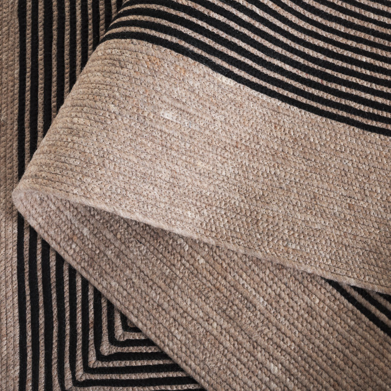 Copeland Hand Woven 0.6 Wool, 0.4 Cotton Geometric Rug, Rectangle 6' x 9'