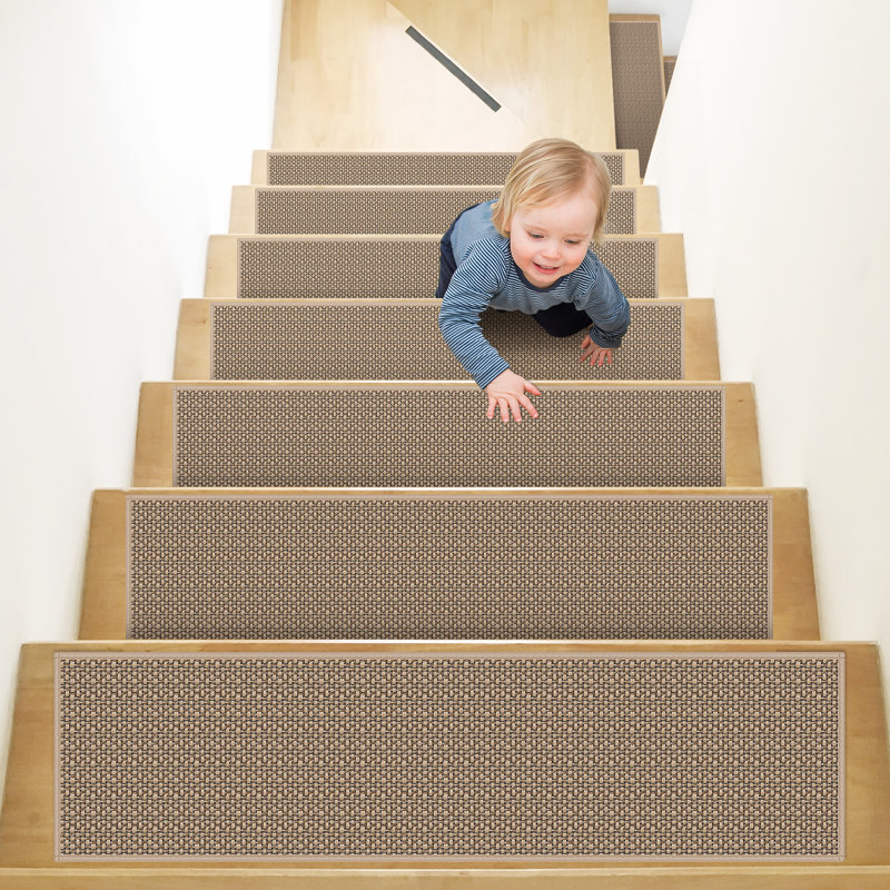 Tapis d'escalier antidérapant Banty (ensemble de 15)