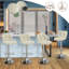 color Height Adjustable Modern Faux Leather Swivel Bar Stools-627337837