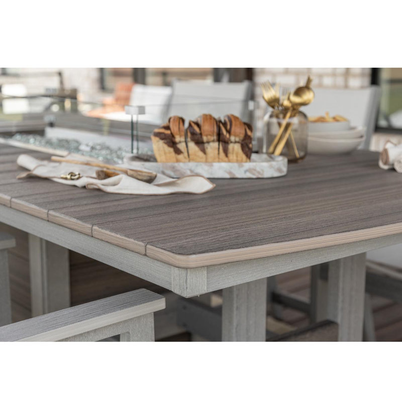 Garden Classic Outdoor Dining Table, Antique Mahogany, Cedar