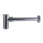 Kingston Brass Trimscape 1-1/4 Inch O.D. Brass Round Bottle Trap