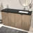 Monterey 59" Freestanding Bathroom Vanity + Reinforced Black Acrylic Right Sink-1142136323-1173911466