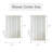 1-Piece 72X84" Sheer Shower Curtain-459214718