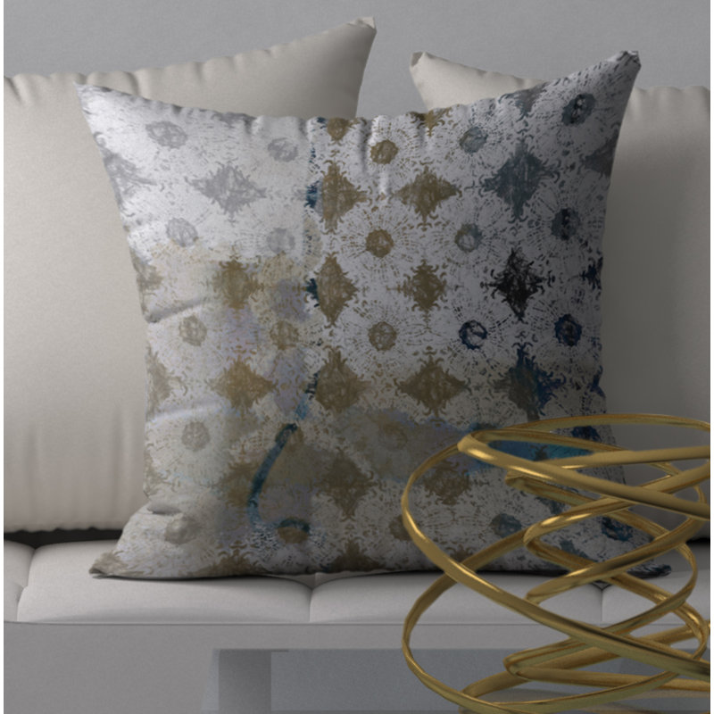 Housse de coussin carrée bijou positivement, 24 po x 24 po