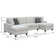 126" Reversible Sectional Set With Ottoman