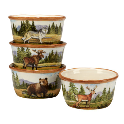 Mountain Summit Set Of 4 Ice Cream Bowl