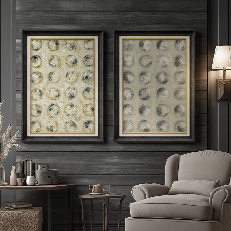 Motif répétitif organique Earthy, Noir