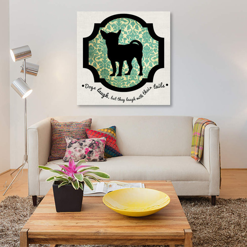 « chihuahua ii », reproduction d’impression sur toile tendue "5by5collective, H 12 po x l 12 po x P 0,75 po, Toile tendue