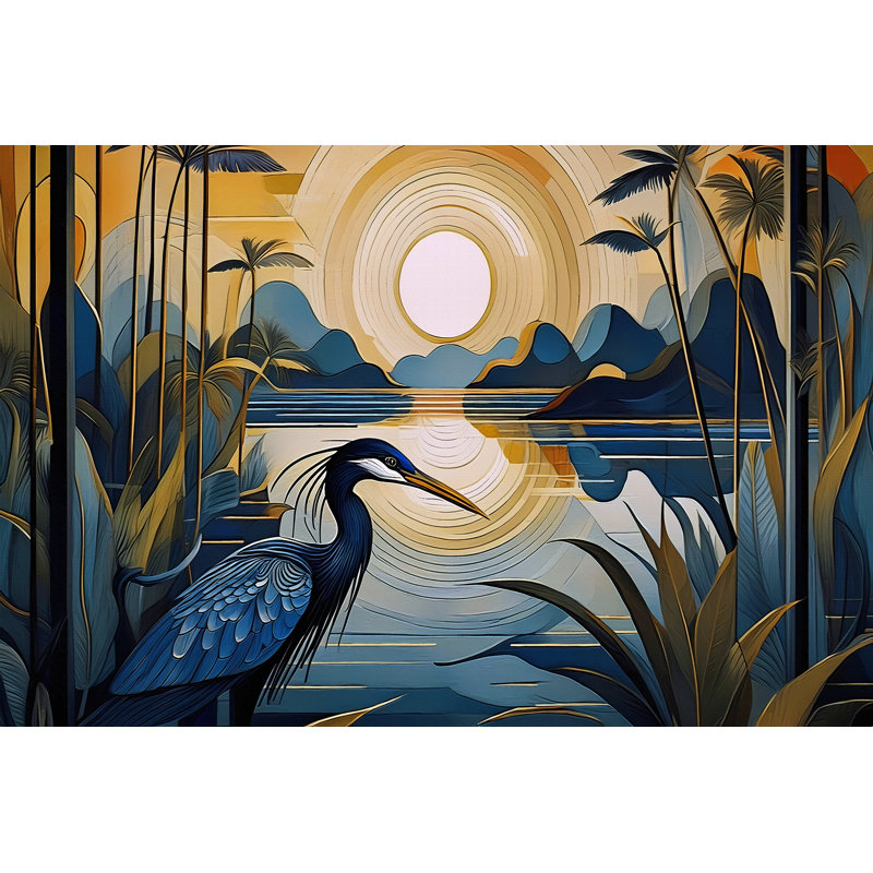 Réflexions tropicales, H 20 po x l 30 po