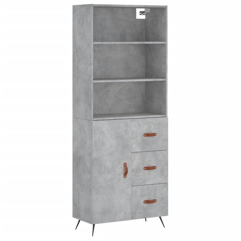 Schuylerville 69.5cm Sideboard, Concrete Grey