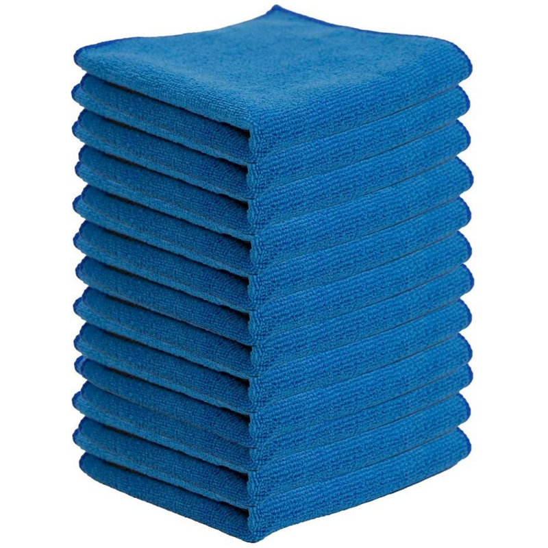 SILVADUR Antimicrobial Cleaning Cloth (Pack of 12), Blue