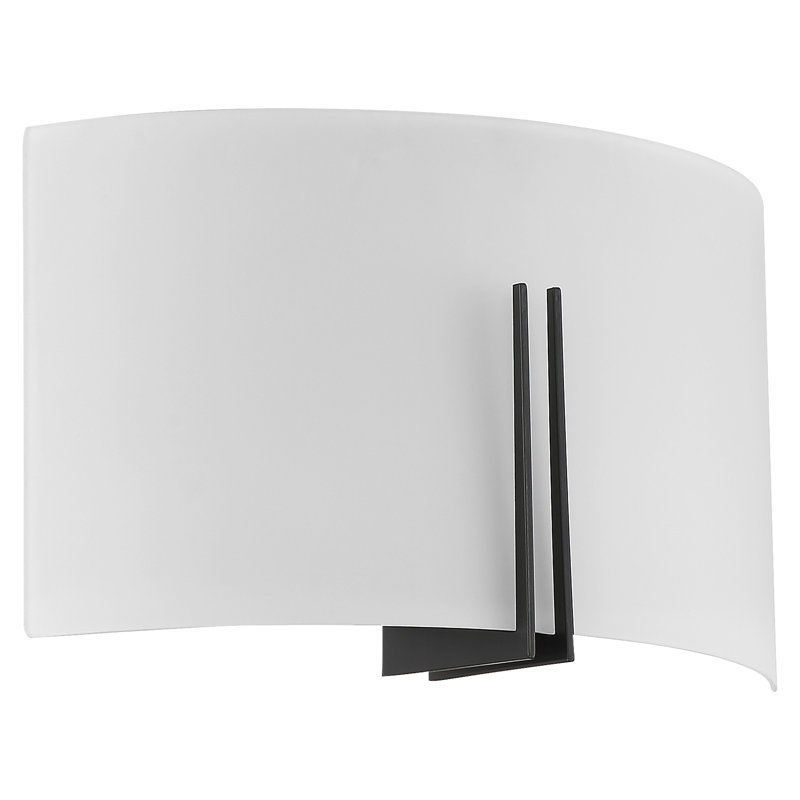 Plafonnier encastré 2 lumières noir mat