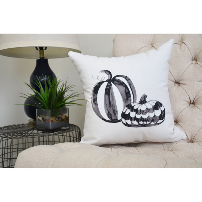 Witches Brew Reversible Throw Pillow, White, 26" x 26"