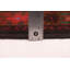 Tapis noir brûlé orange Teimani 4 pi 3 po x 6 pi 7 po