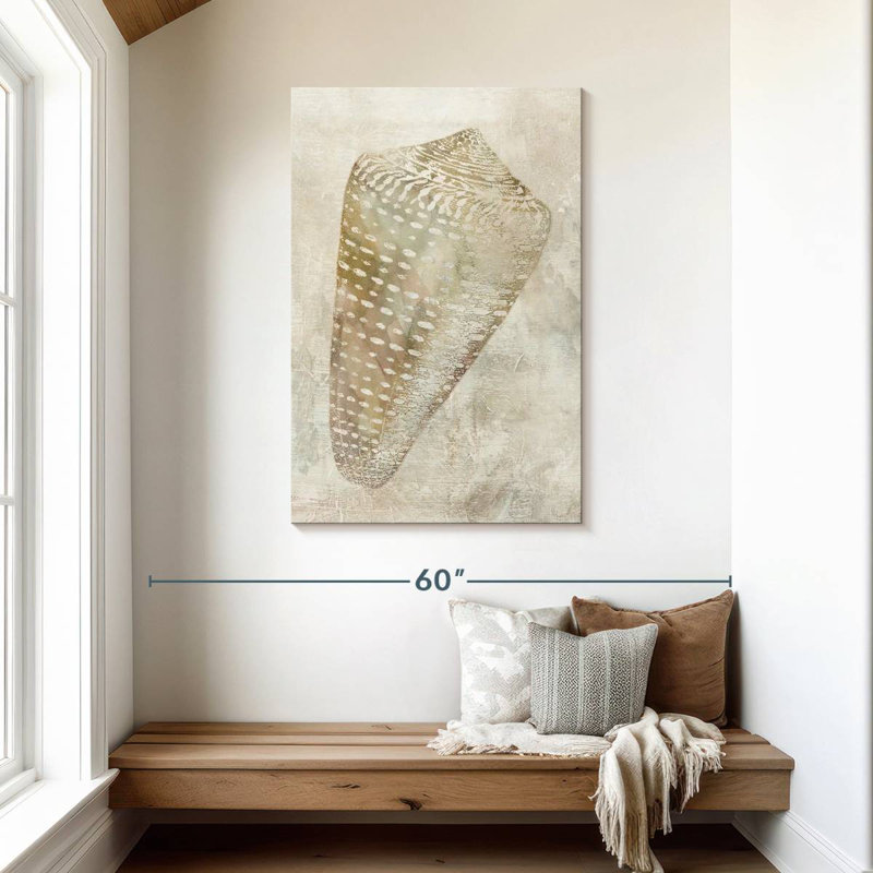 Aletra Seashell Illusion II, 45" H x 30" W