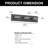 20Inch Full Plate Bathroom Vanity Light 6000K