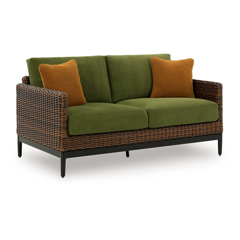 Patrica Horizon Hall Outdoor Loveseat With Cushion
