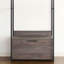 Monica Wood Walk-Closet With Three Drawers And One Shelf Rustic