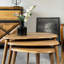 Solid Walnut Nesting Table Set of 3 – Mid-Century Modern