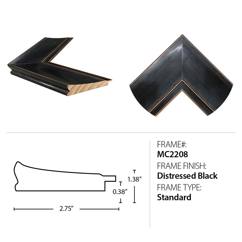 Weston Solid Wood Beveled Mirror, 27.25" x 27.25", Square