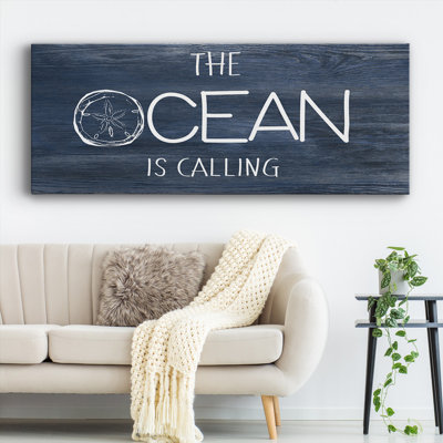 «Ocean Calling On Canvas», art textuel