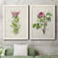 Jolie toile botanique de qualité supérieure rose prête à accrocher-2134293336-2134293338