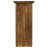 Oval Solid Mango Wood Entryway Console Table