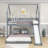 Sceinnker Kids Twin Over Full Bunk Bed-1006164956