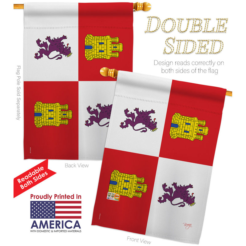 Ensemble de drapeaux de maison Castille et León Nationality