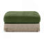 Repose-pieds rembourré en velours Chesterfield-129874311