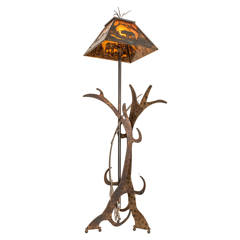 Bear At Dawn Floor Lamp