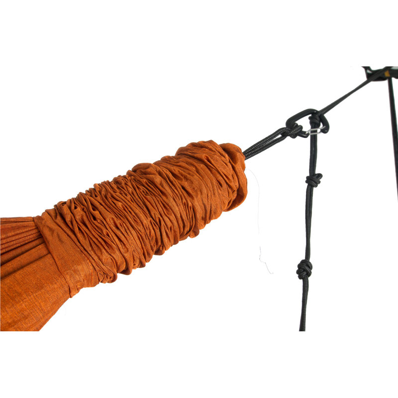 Anniina Classic Hammock, 100cm H x 520cm W x 300cm L, Terracotta Orange