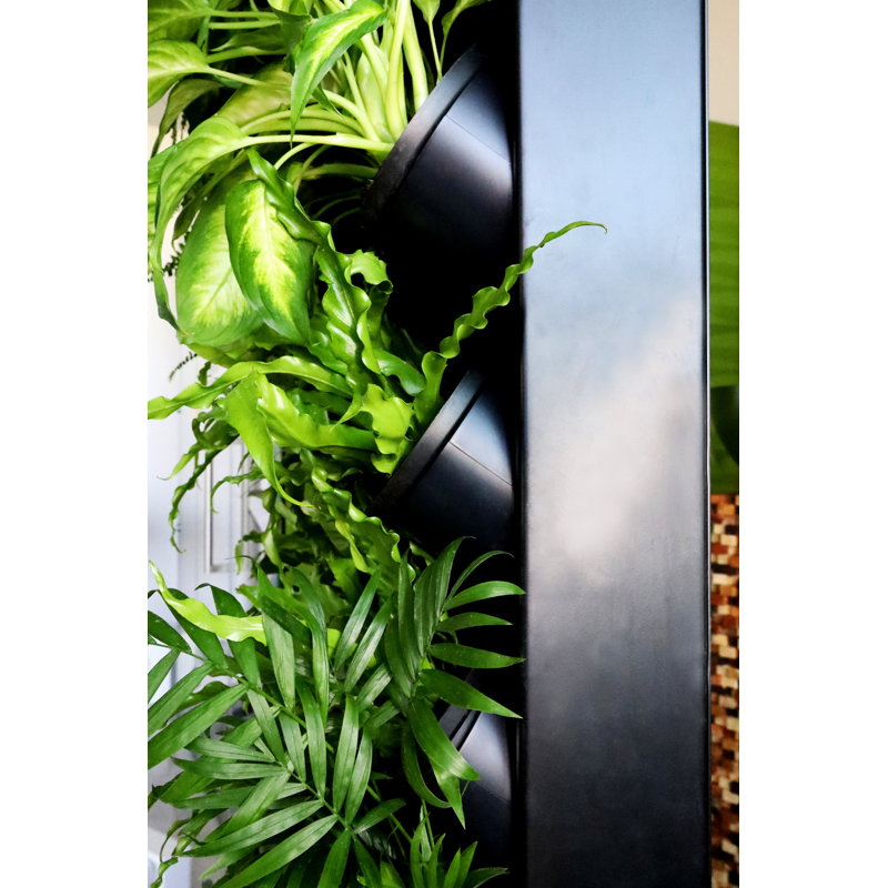Chesley Vertical Garden, Black, 191.5cm H x 60.8cm W x 11.2cm D