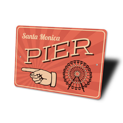 Enseigne de Santa Monica Pier
