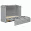Lit escamotable double avec grands tiroirs-842673248