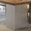 Noyer clair + noir + bois rectangulaire transparent + fer + bureau en acrylique-109539731