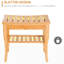Long tabouret de spa avec rangement - crée une expérience de douche luxueuse avec tablette de 20,13 po compacte et sécuritaire pour la salle de bain