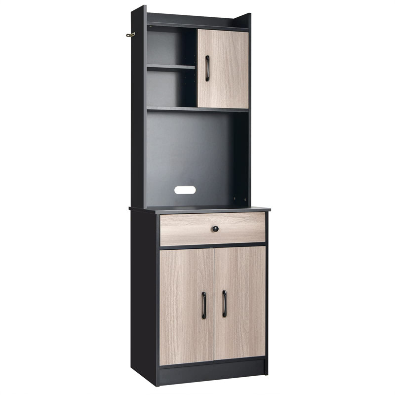 Reimers Kitchen Pantry, Black
