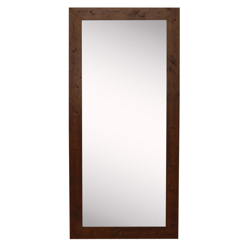 Miroir pleine grandeur Orlo, Noyer clair, H 65,5 po x l 30,5 po